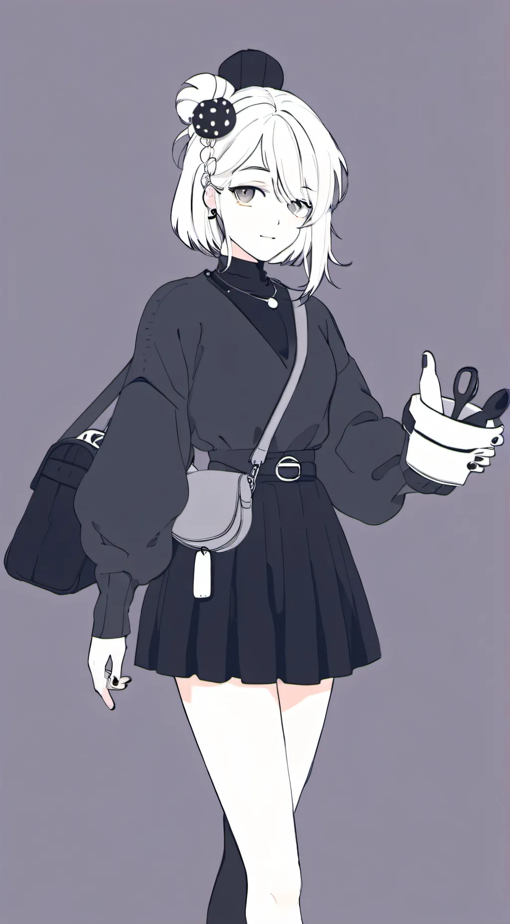 ai character: Streamer GF background