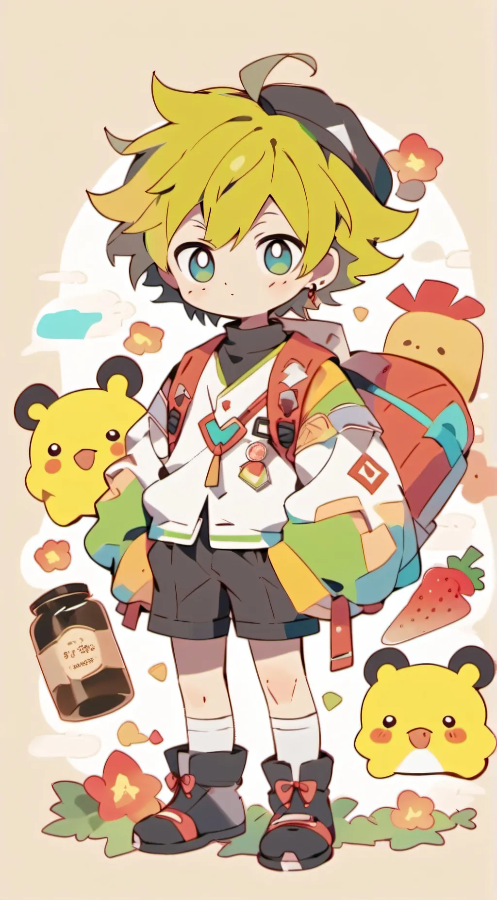 ai character: Ur friend group background