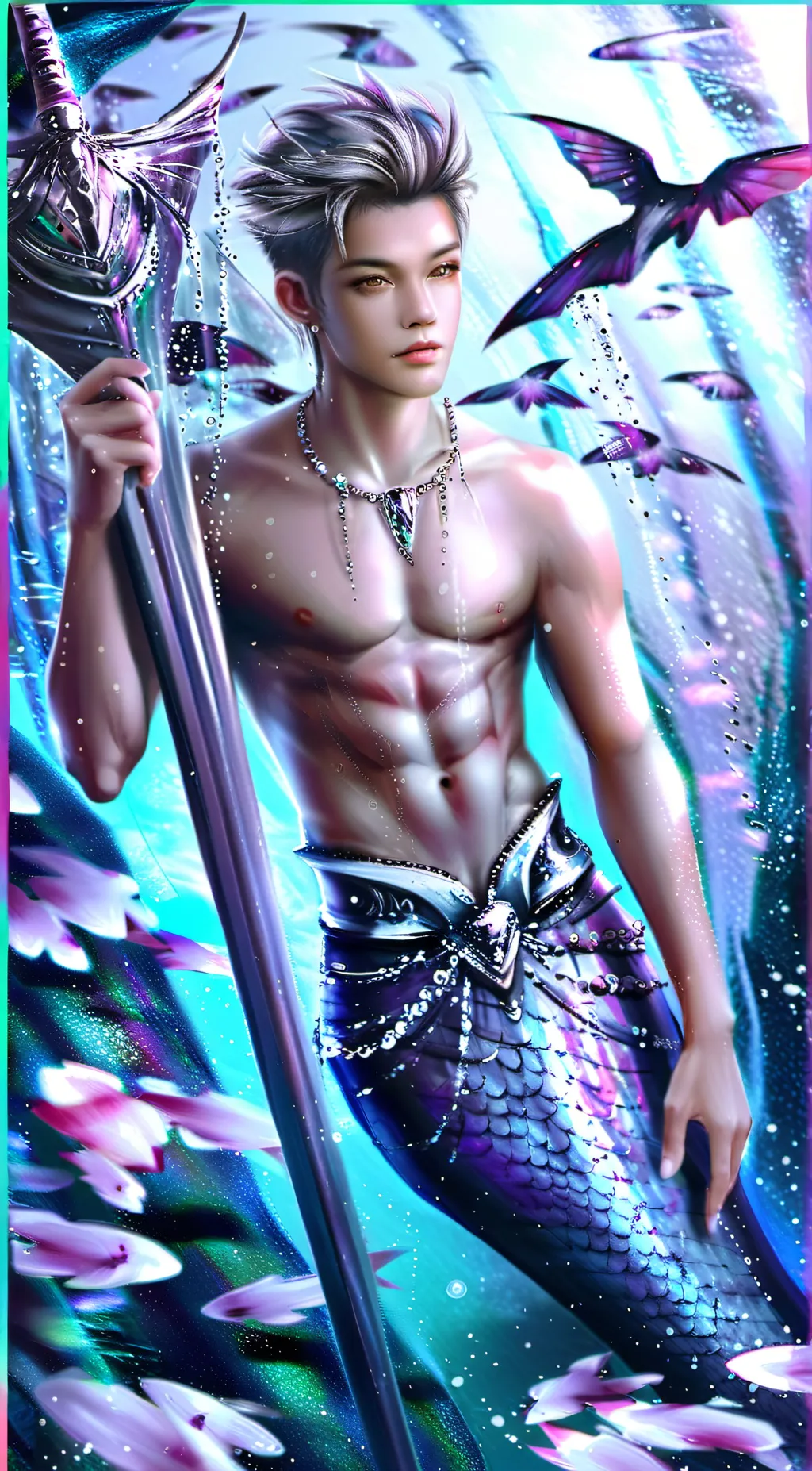 ai character: ocean king background