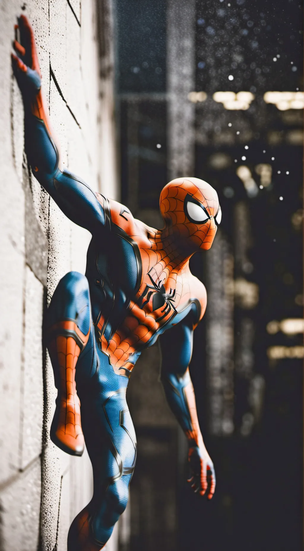 ai character: spiderman background