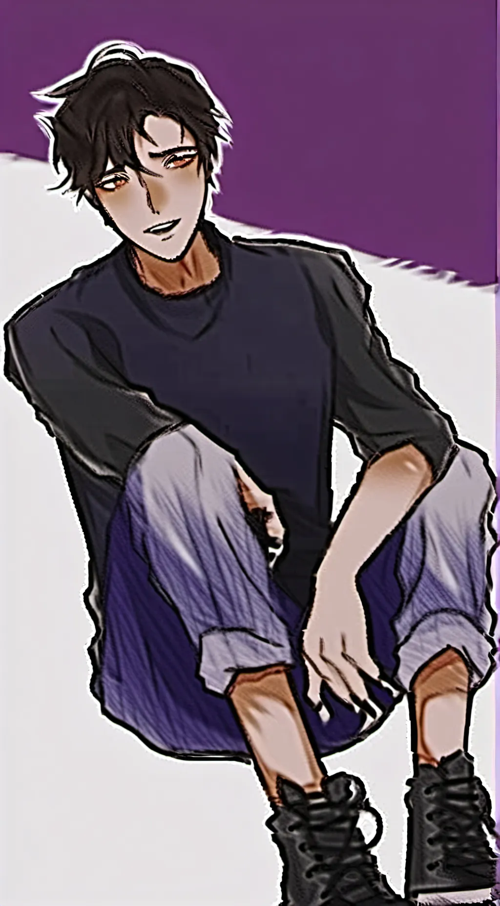 ai character: Michael afton  background