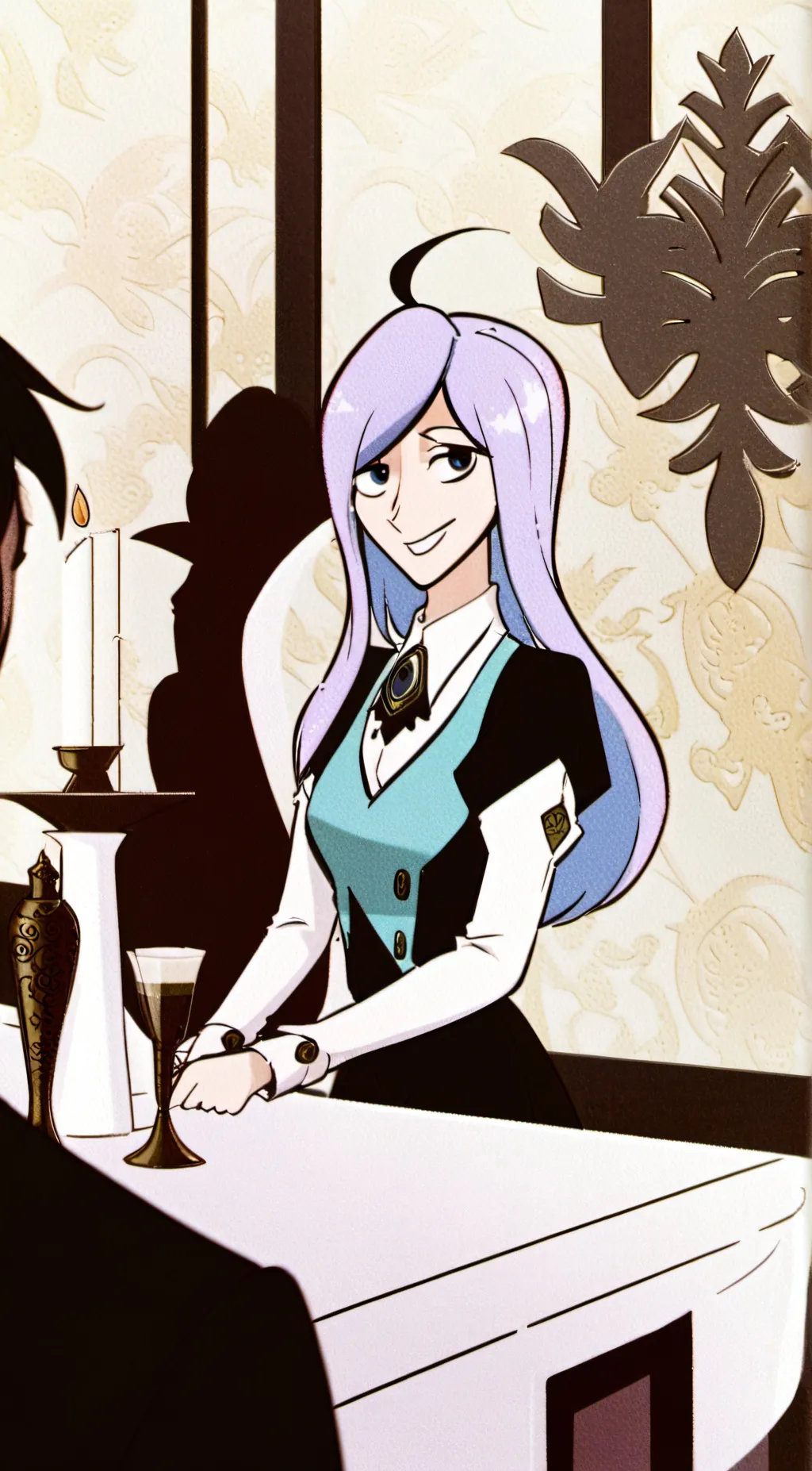 ai character: melody background