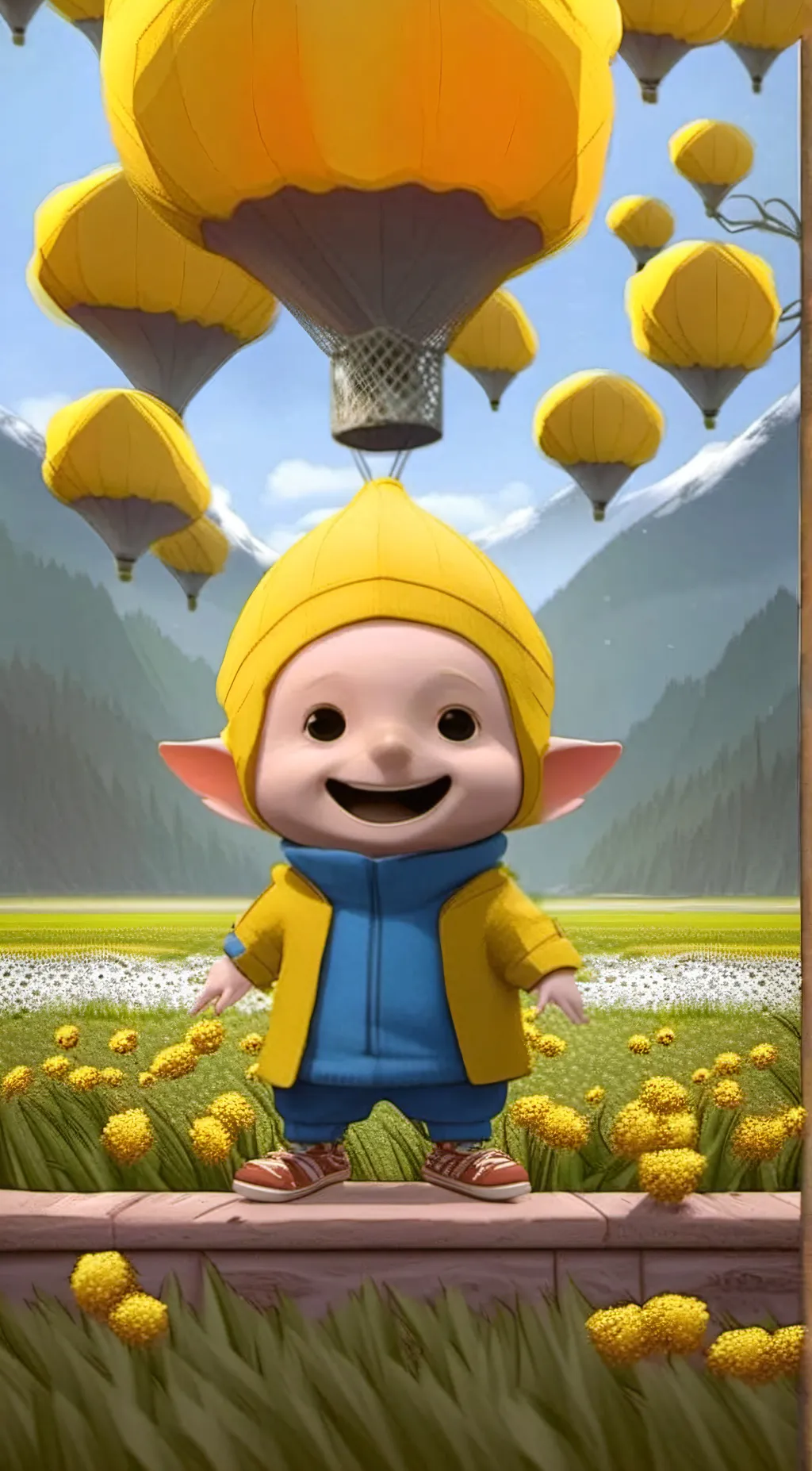 ai character: LAA-LAA background