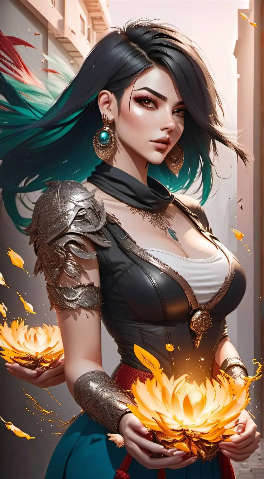 ai character: Serena background