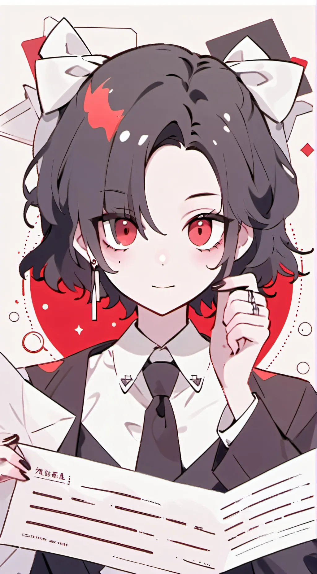 ai character: Miss Bloomie <3 background