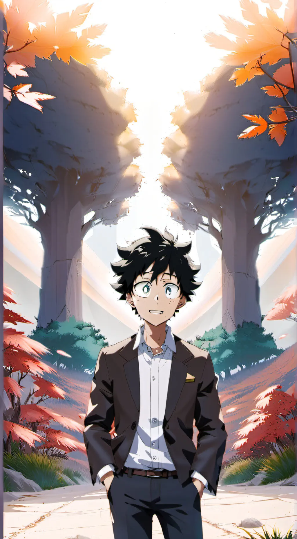 ai character: Izuko midorya background