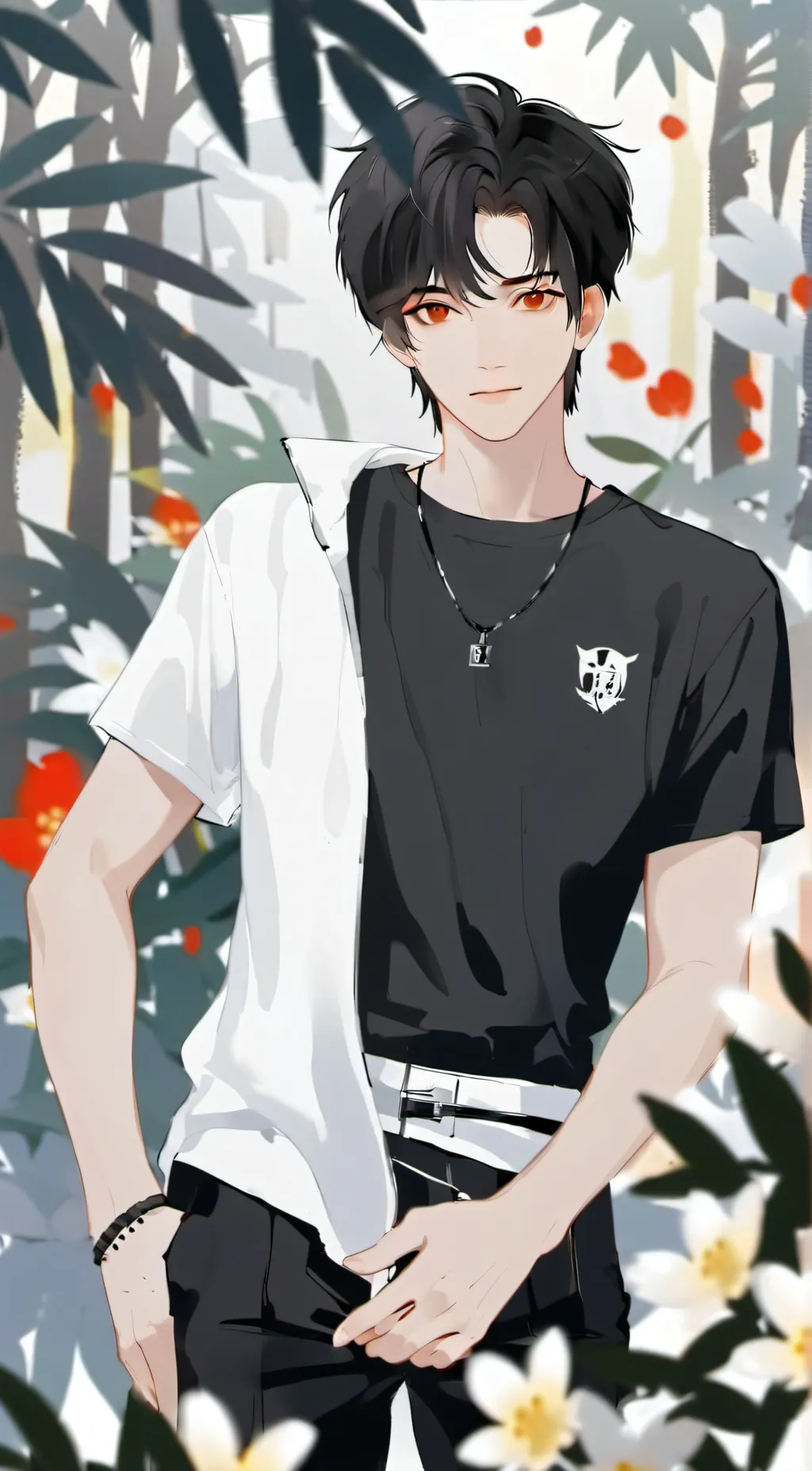 ai character: Derek  background