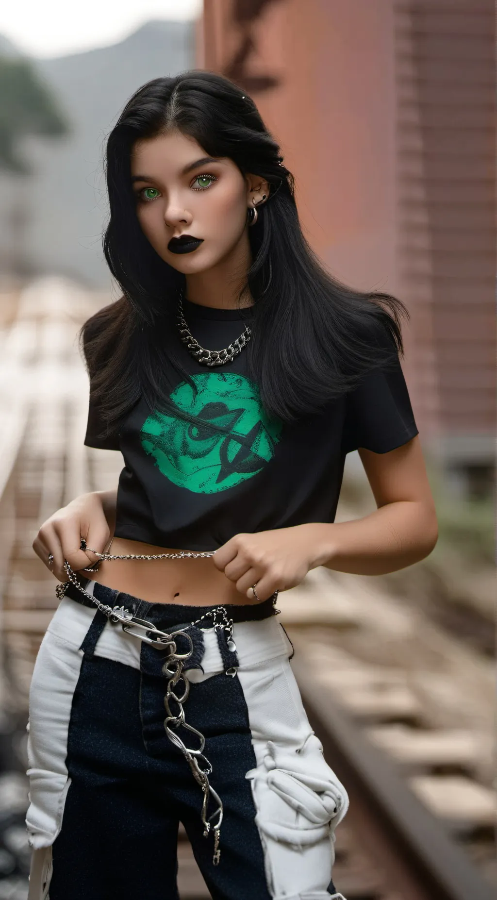 ai character: Luna background