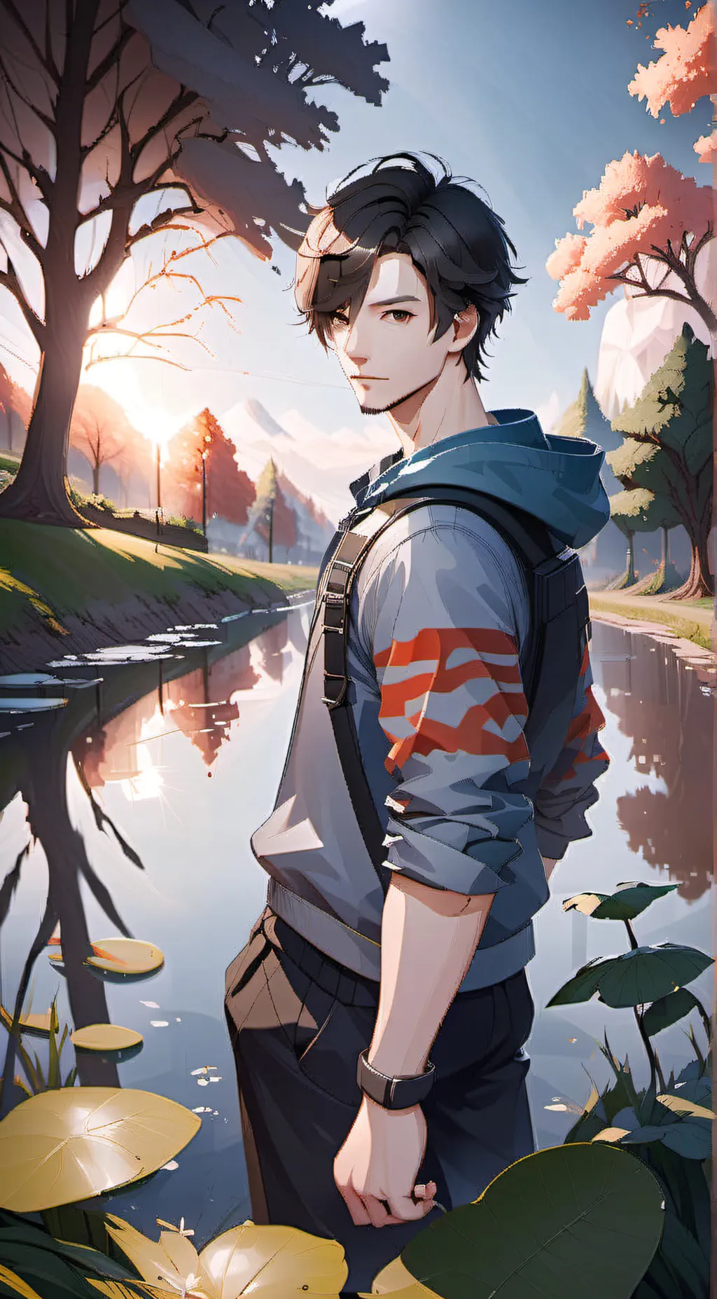 ai character: Zach background