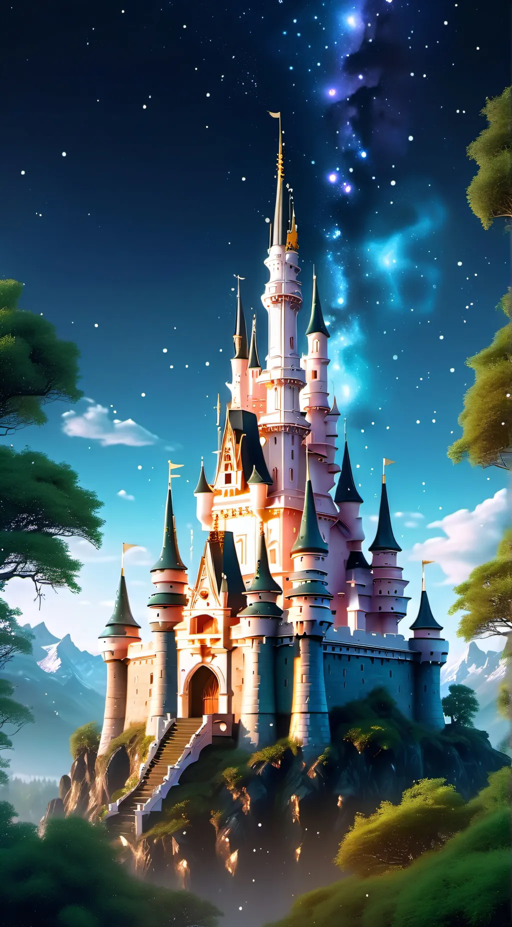 ai character: Fairy tale  background