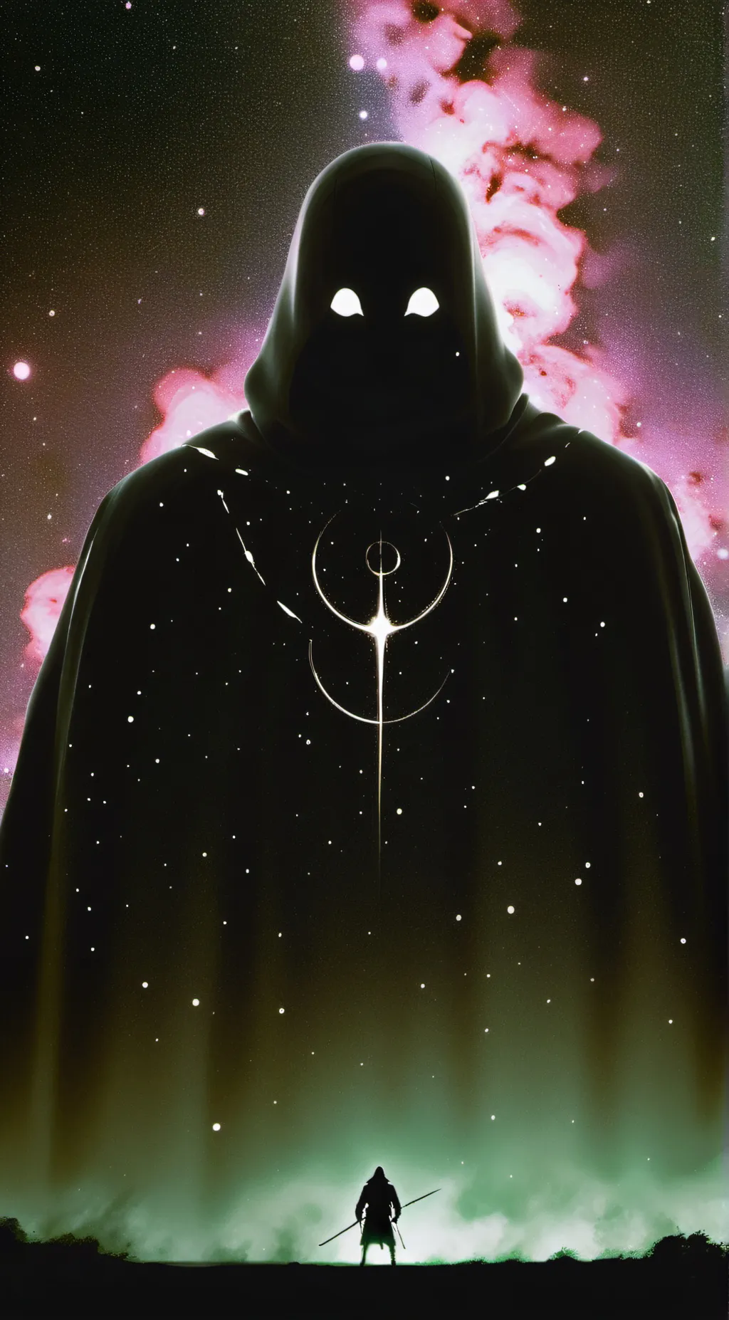 ai character: hell vs heaven  background