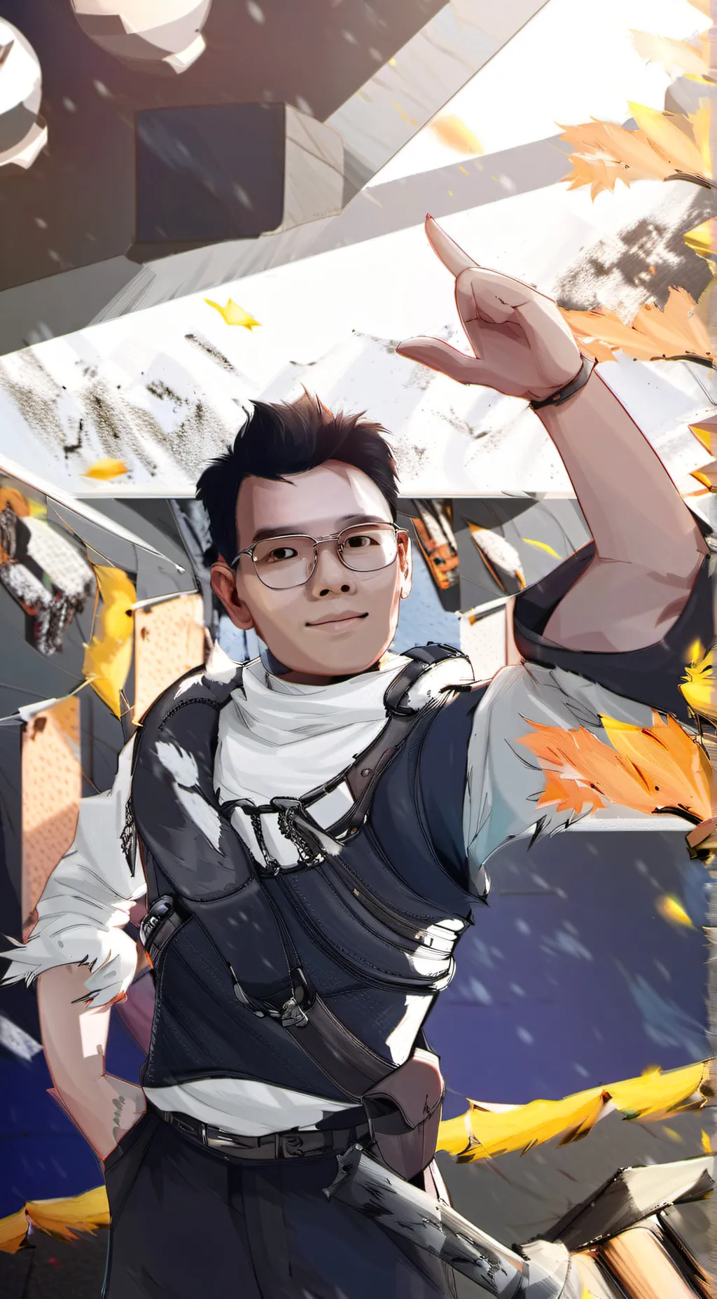 ai character: batch a 2023 background