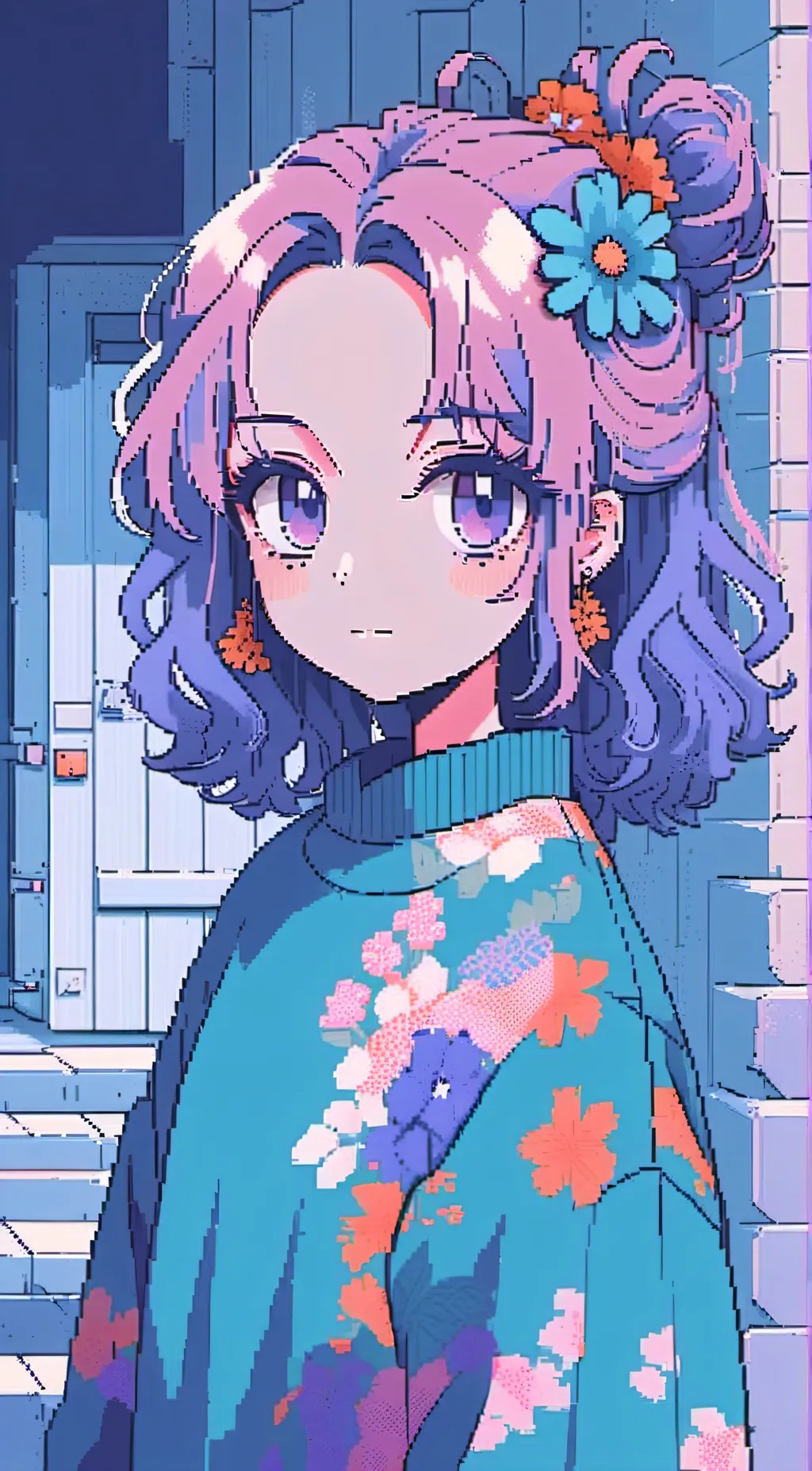 ai character: Rose background