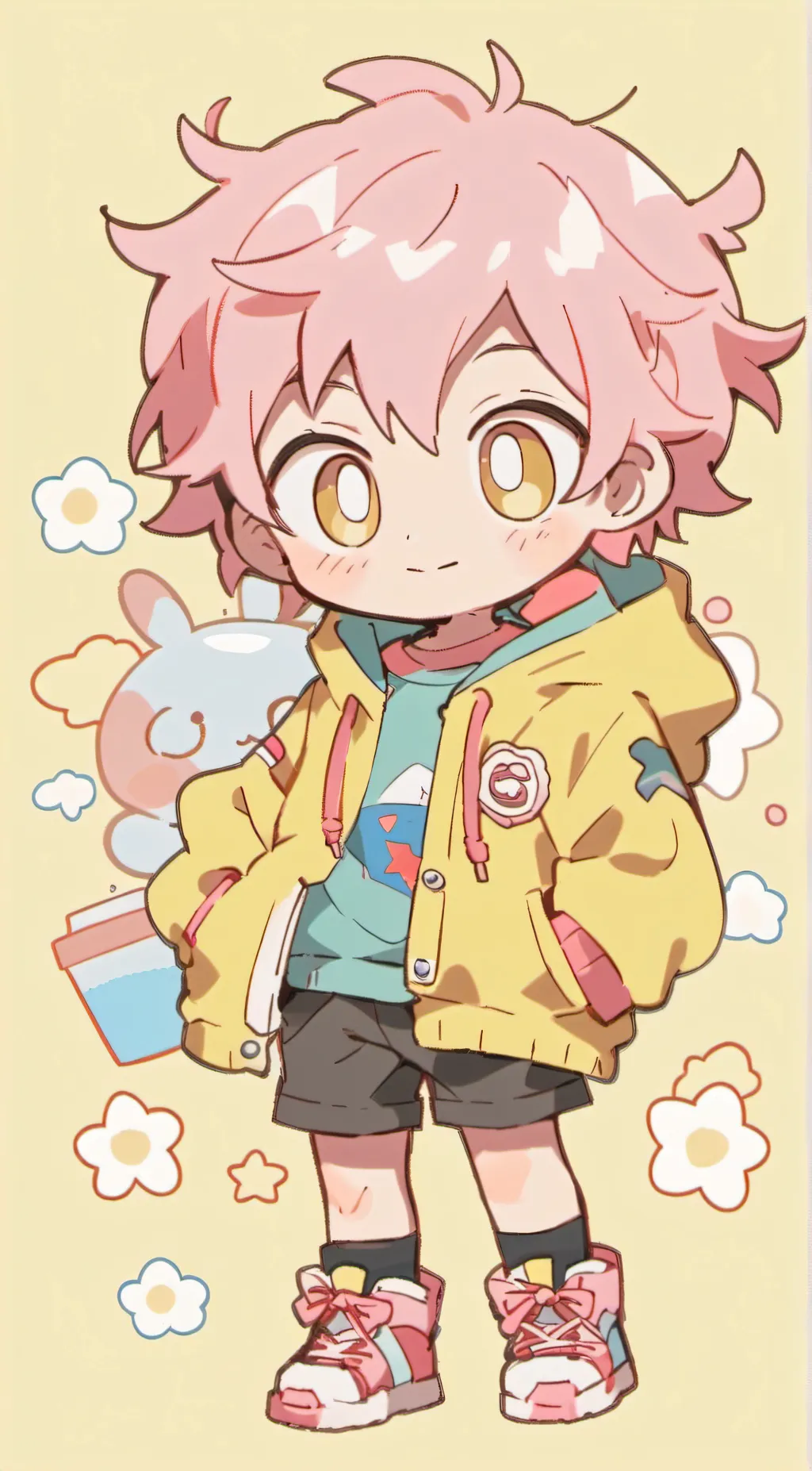 ai character: Little Itadori★~ background