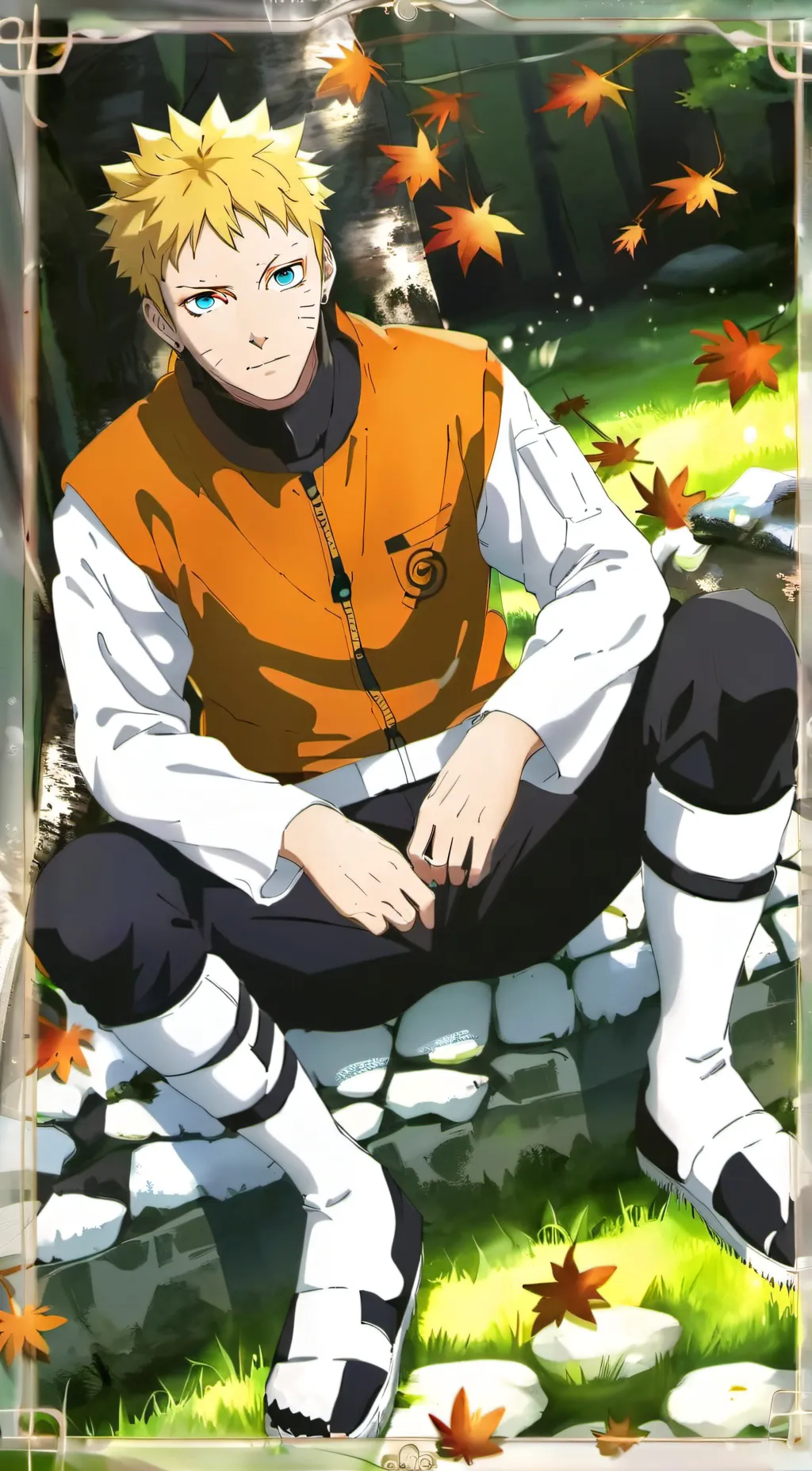 ai character: Naruto Uzumaki background