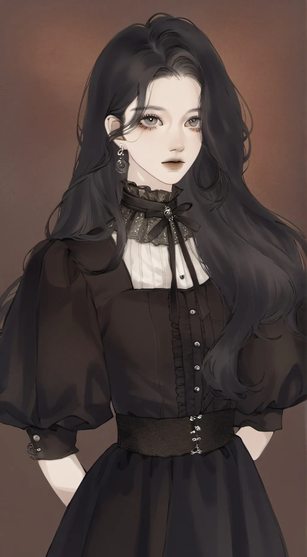 ai character: Haunted school  background