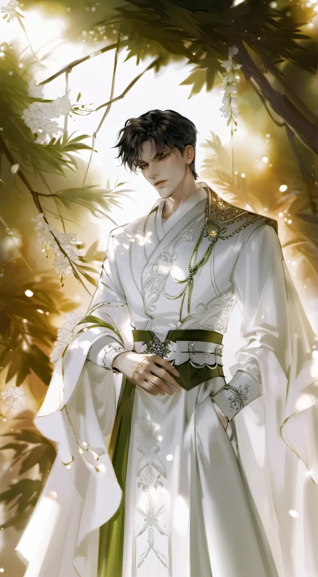 ai character: Daniel Mason Lee  background