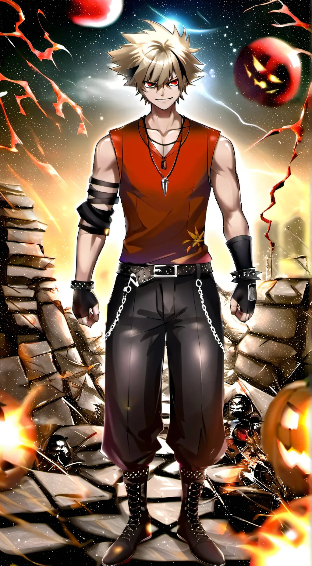 ai character: mha/ class 1-A background