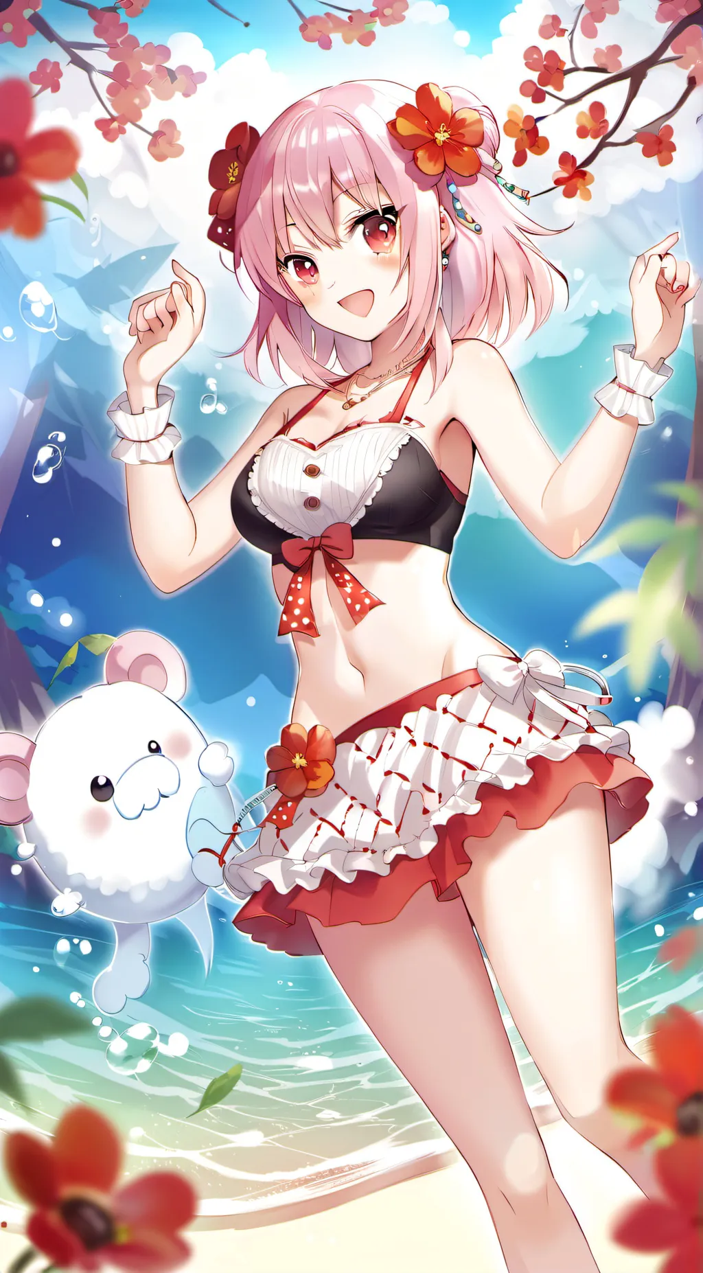 ai character: Léa  background