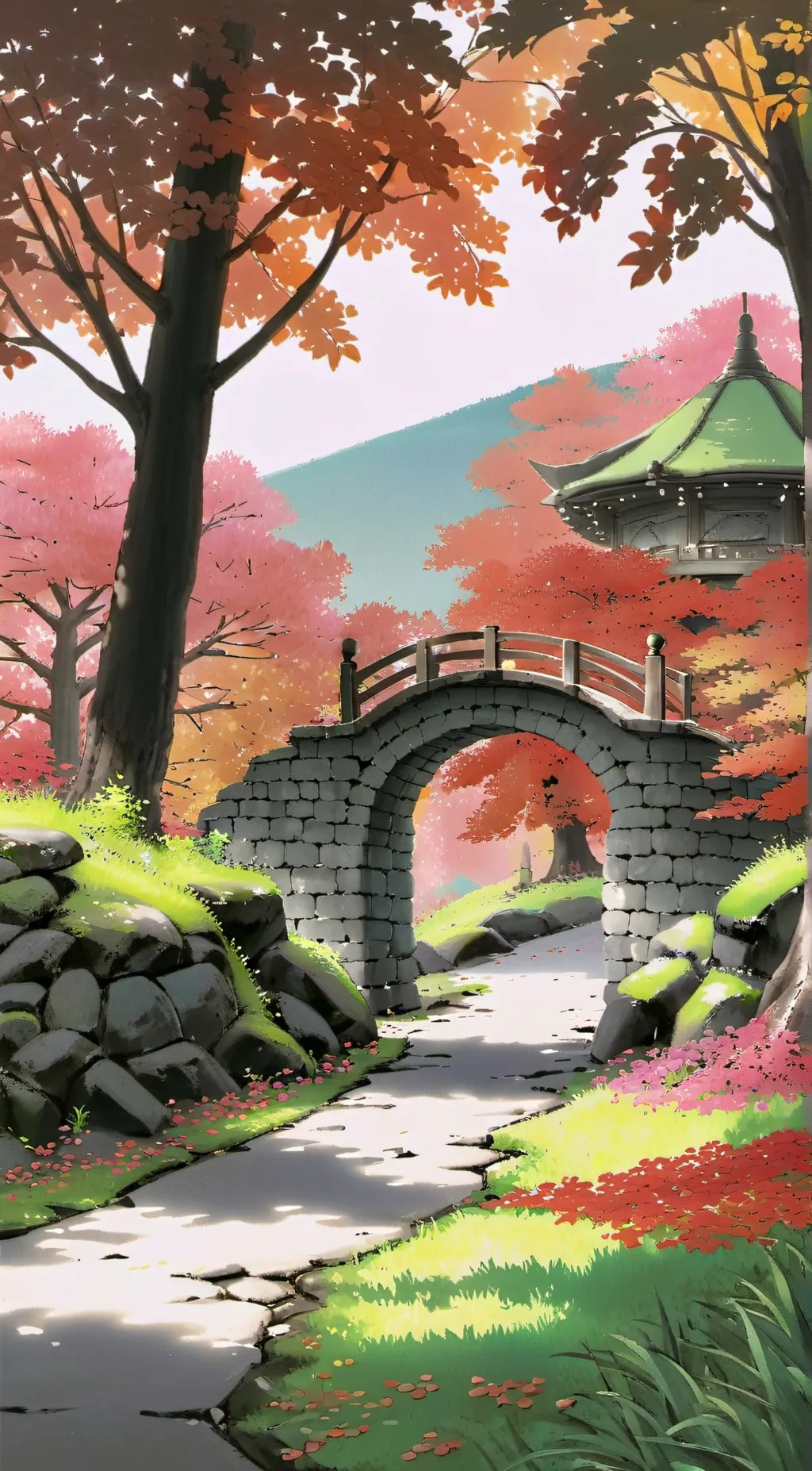 ai character:  world of shapes background