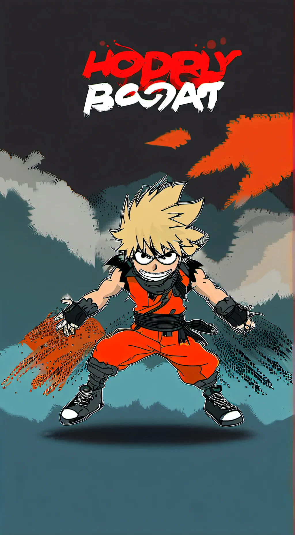 ai character: Bakugo background