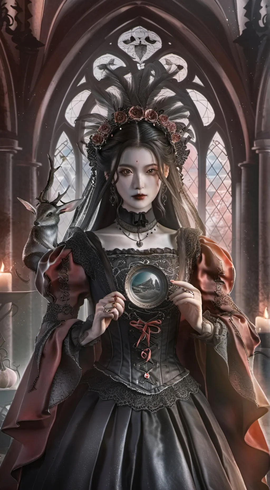 ai character: October  background