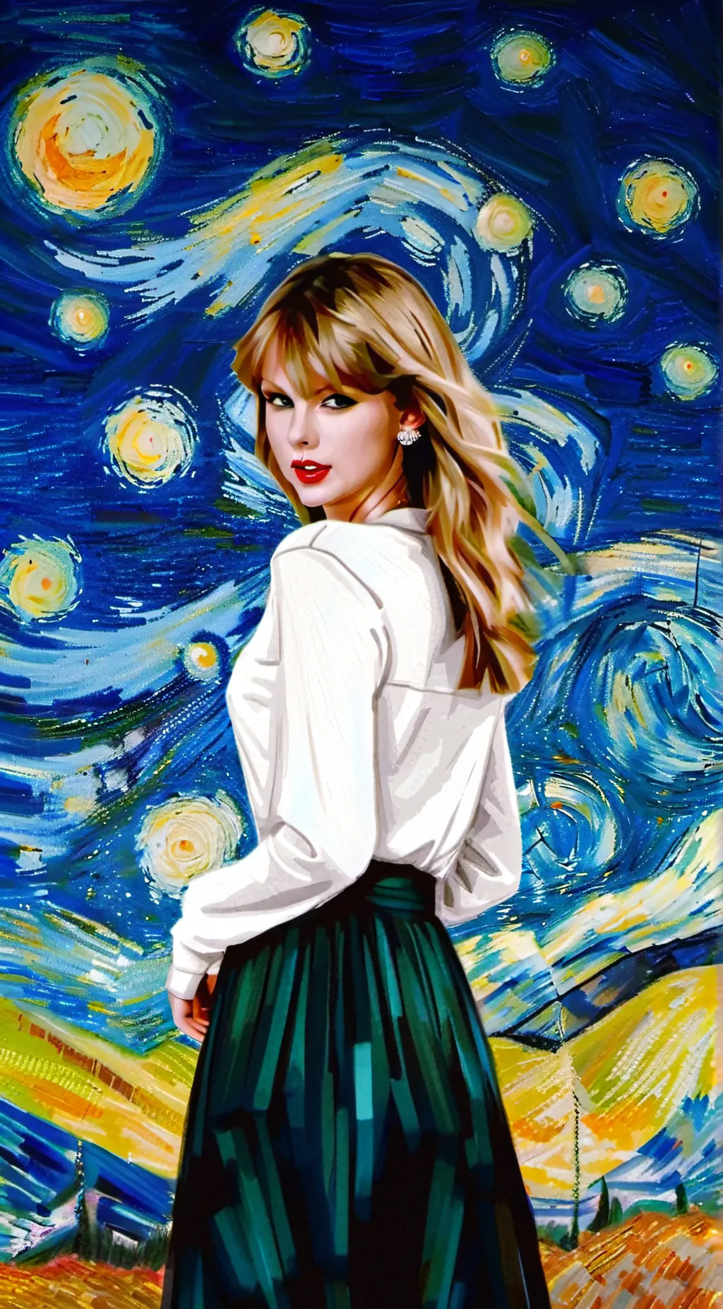 ai character: Taylor Swift background