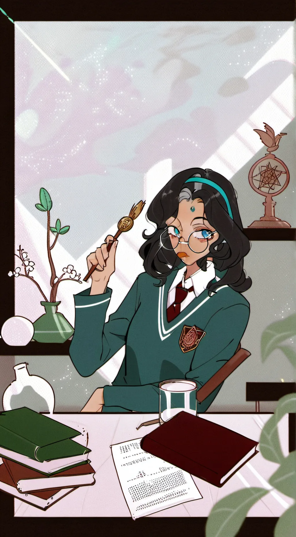 ai character: Iris background