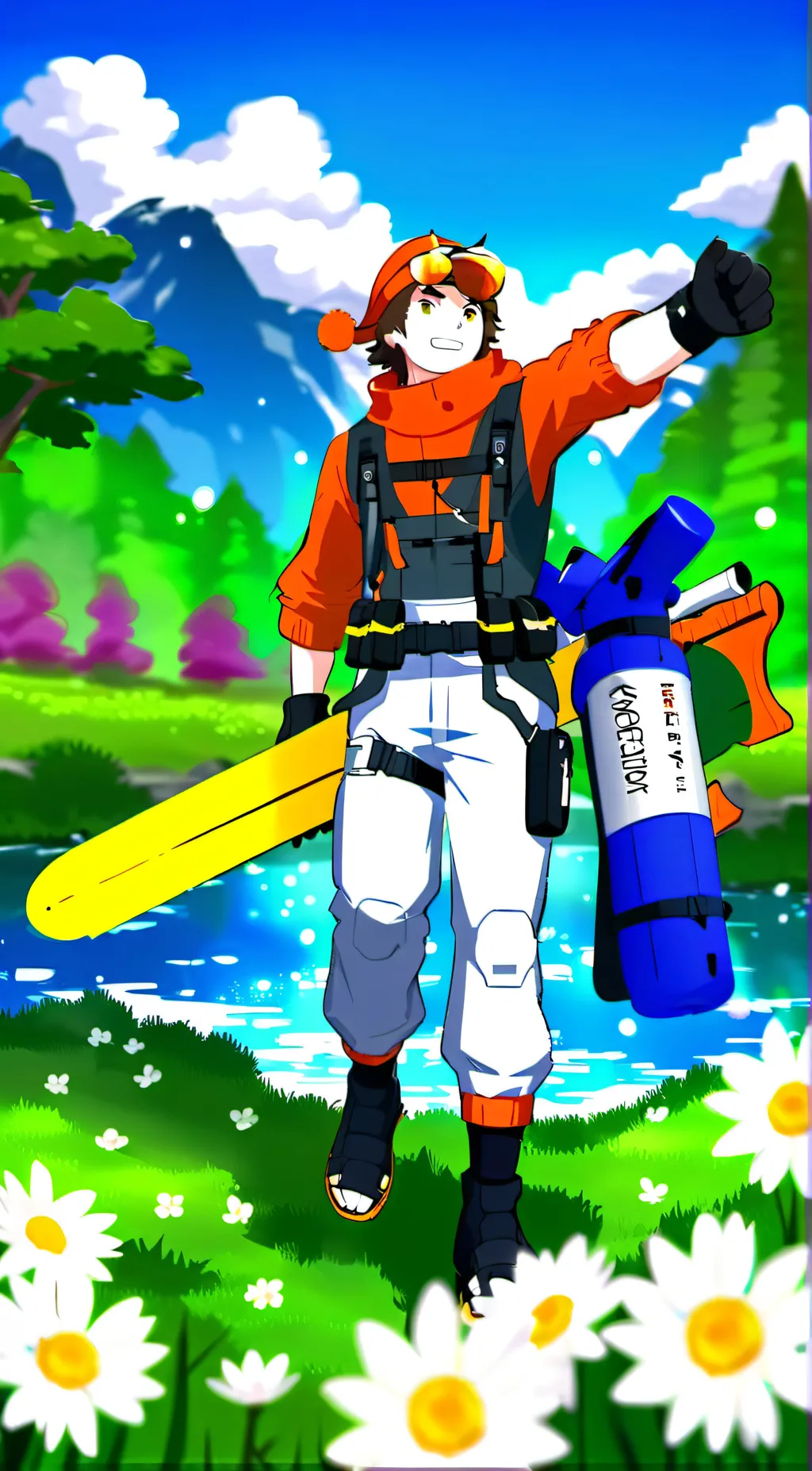 ai character: necctart background