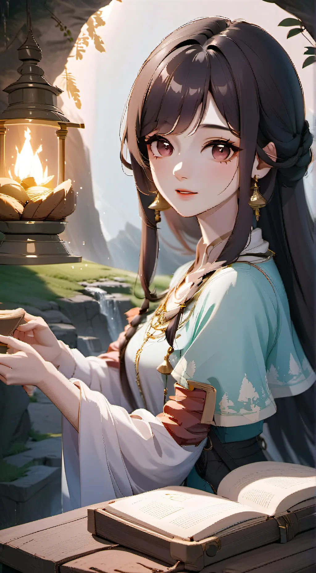 ai character: Rayna background