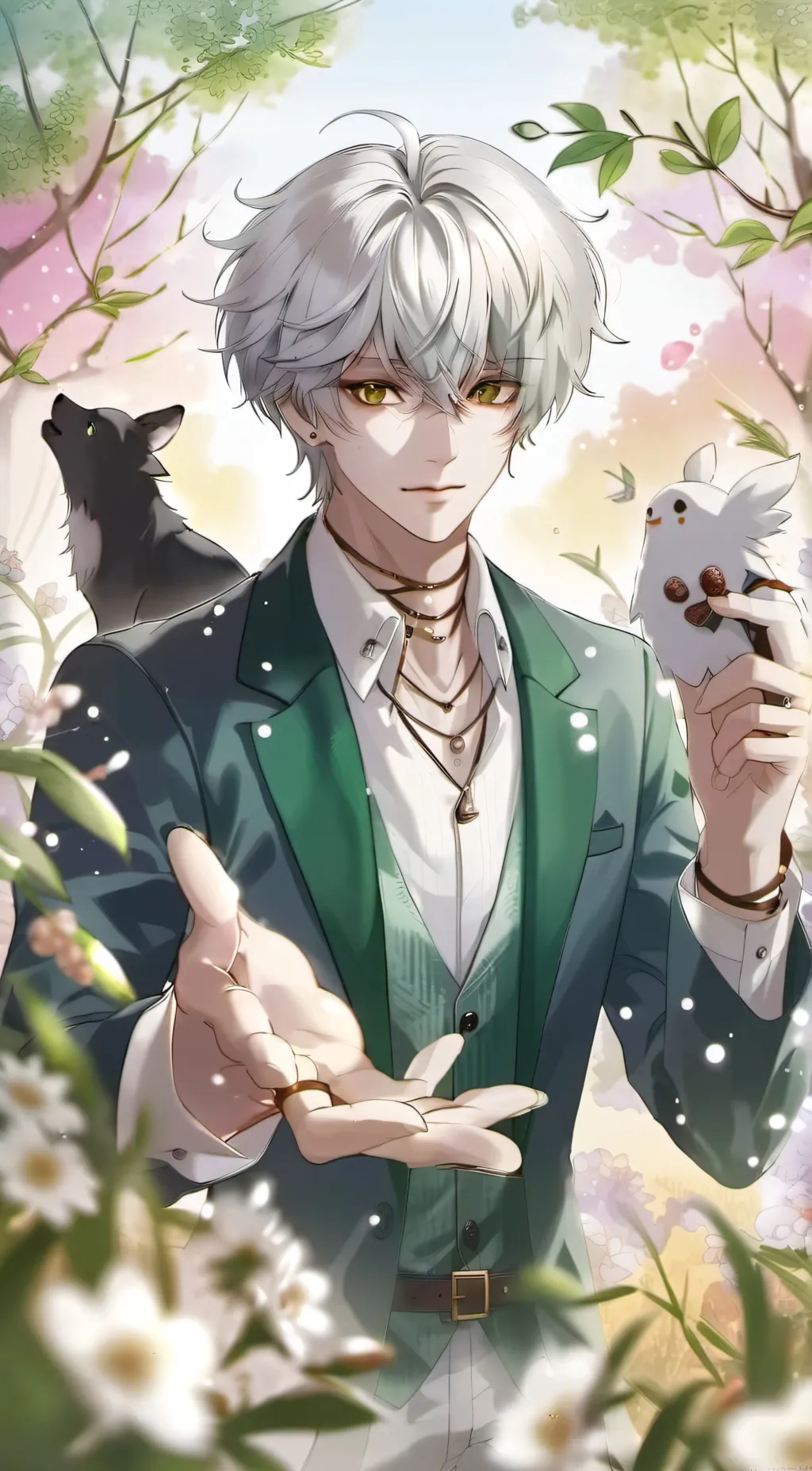 ai character: kaito  background