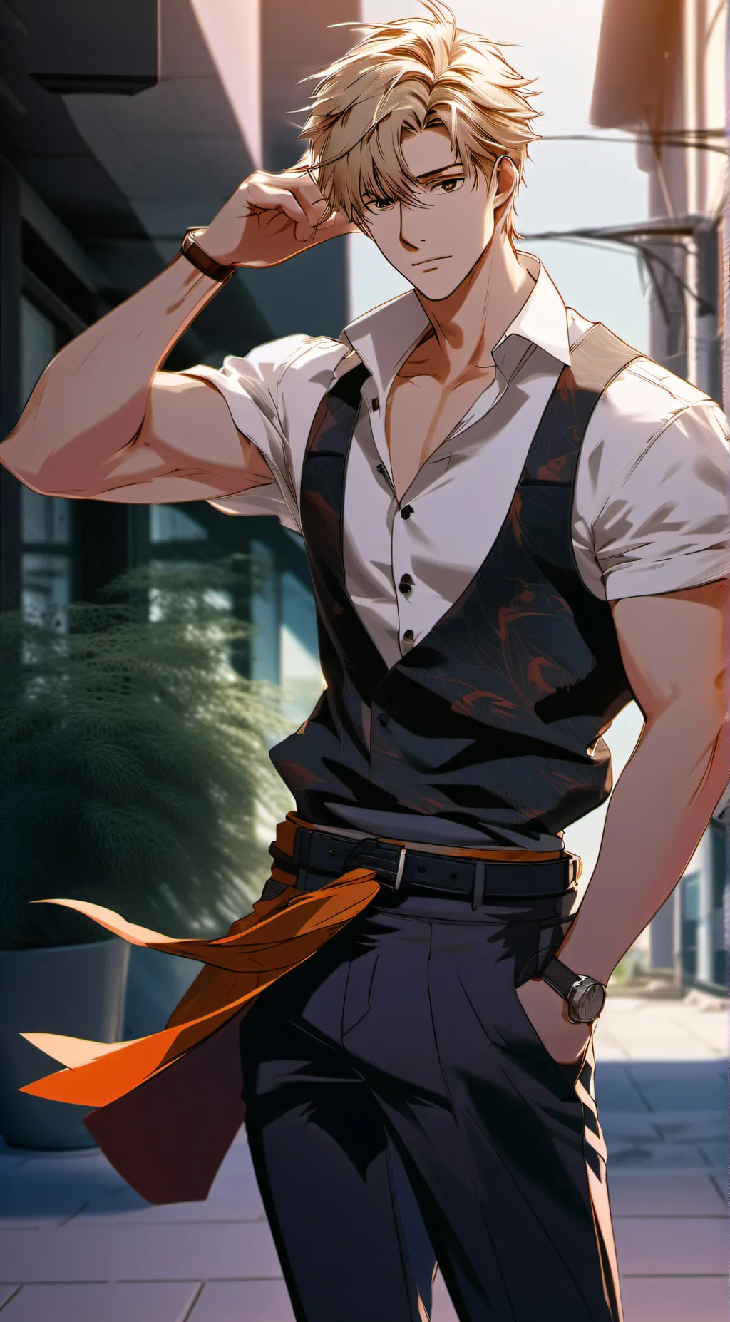 ai character: ken background