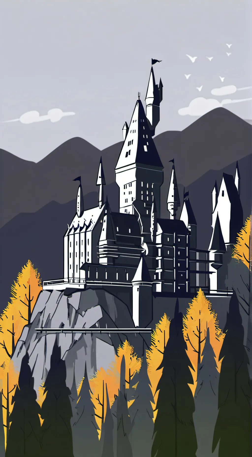 ai character: Hogwarts background