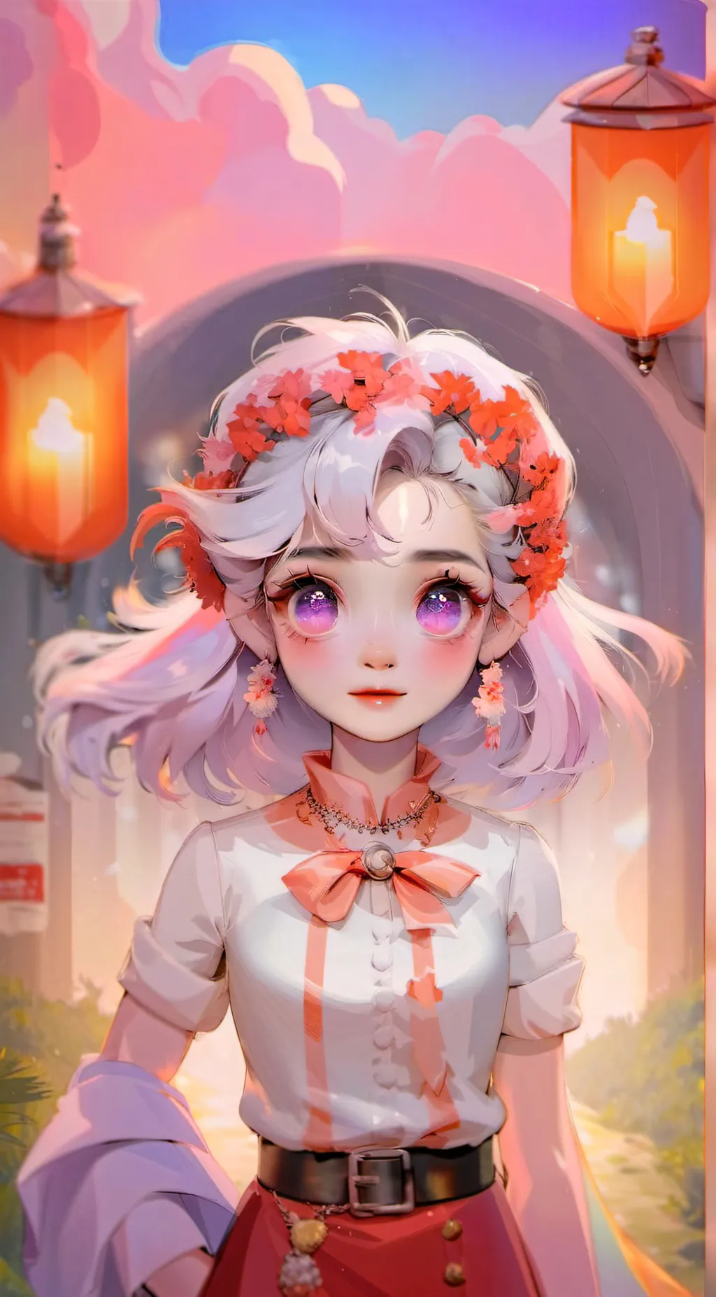 ai character: Izzy  background