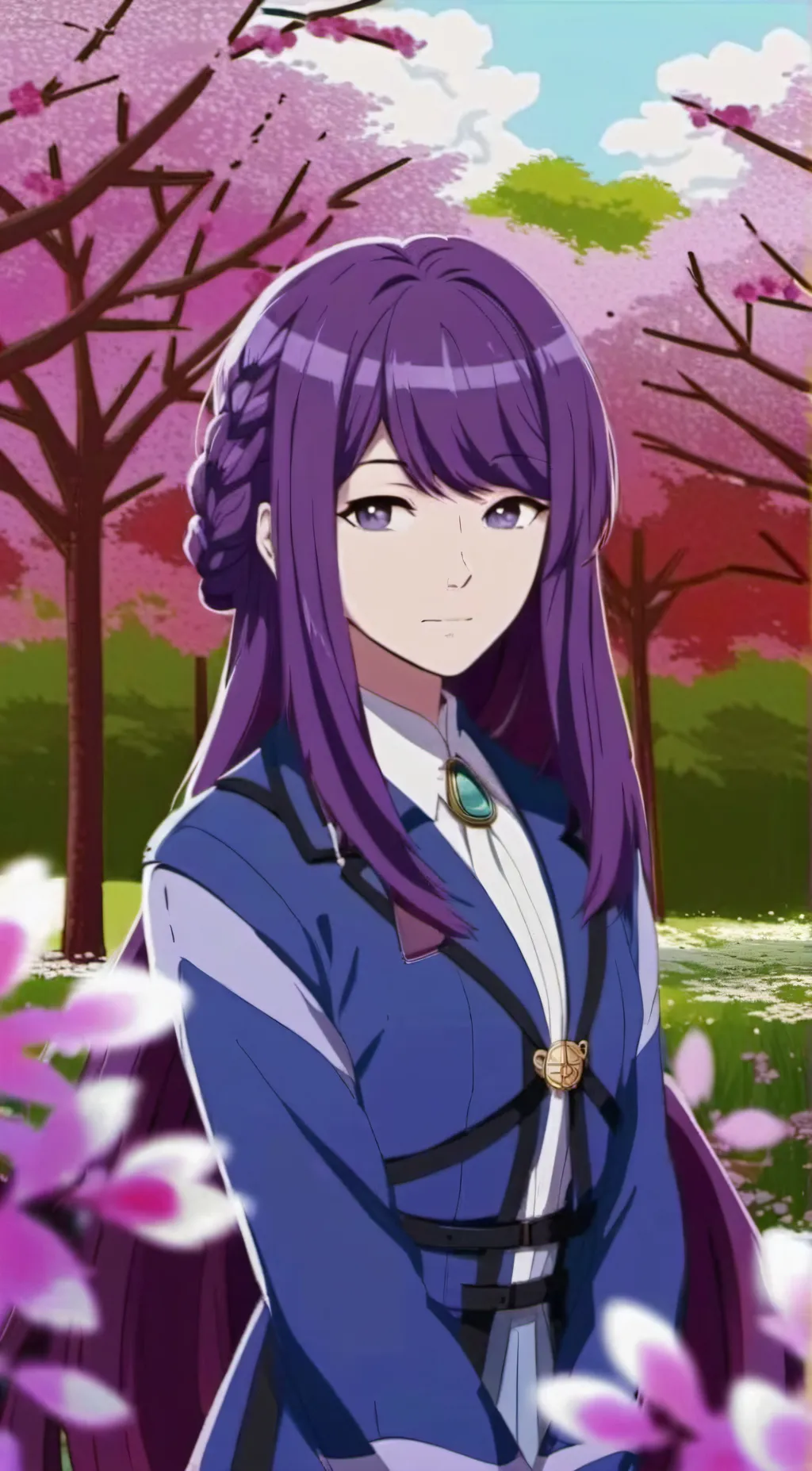 ai character: Gardenia background