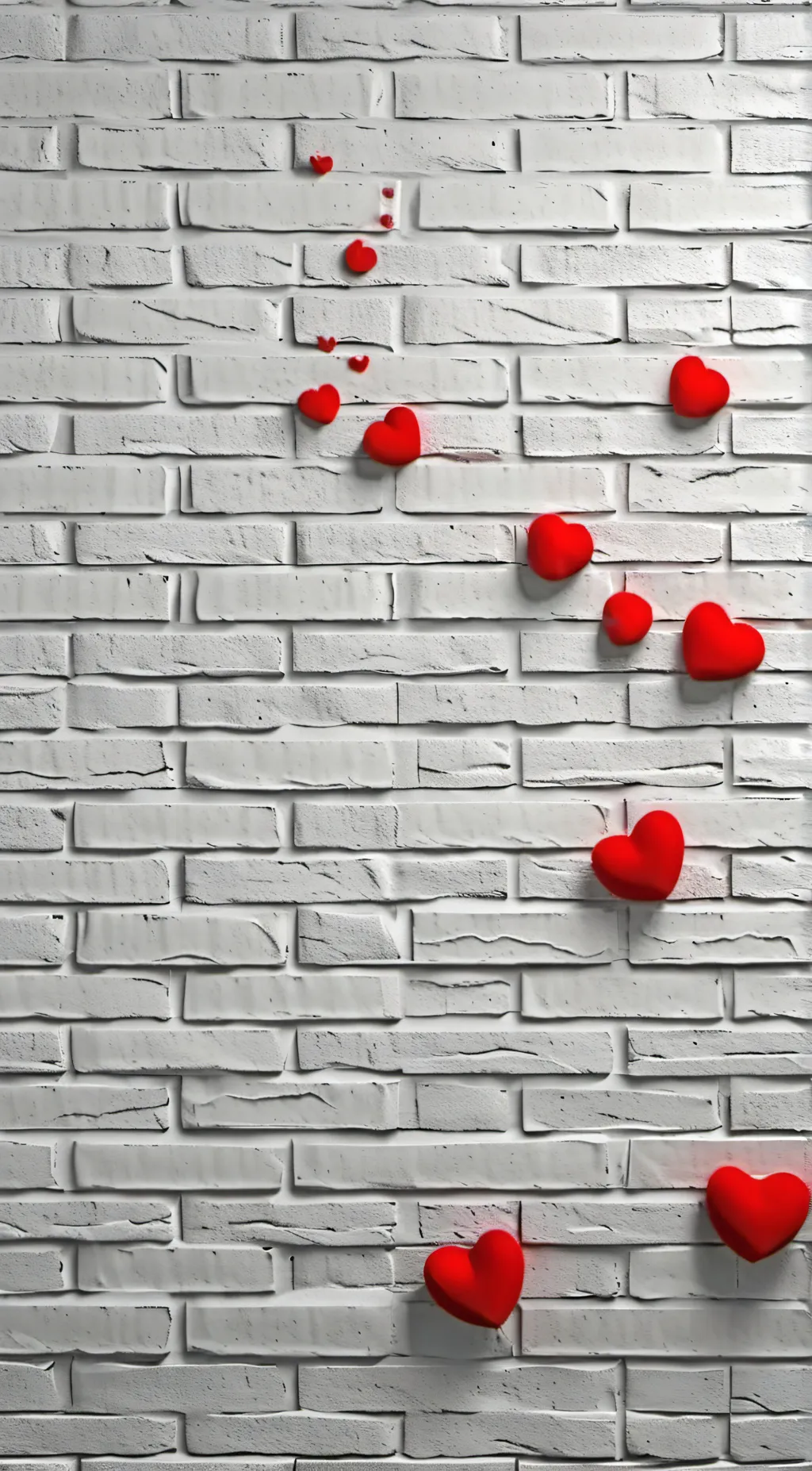 ai character: Brick wall background