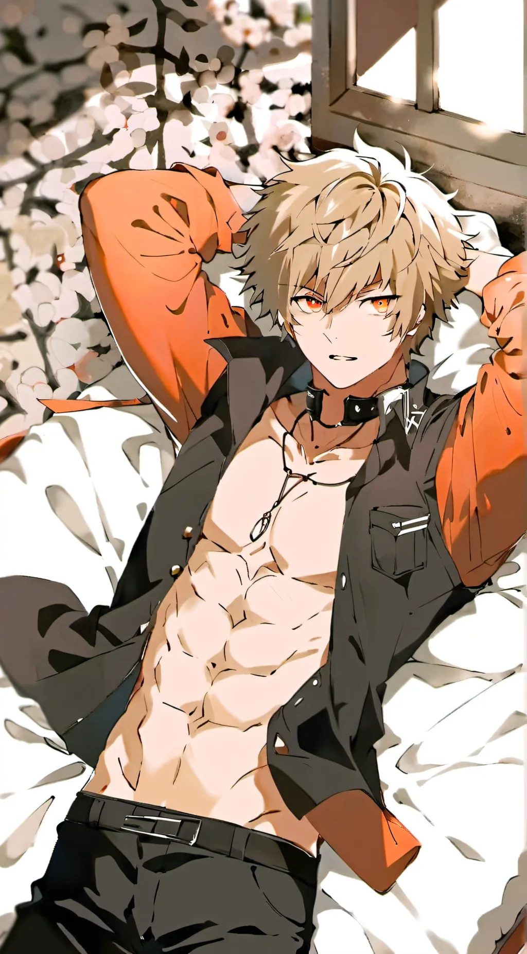 ai character: Katusuki bakugo background