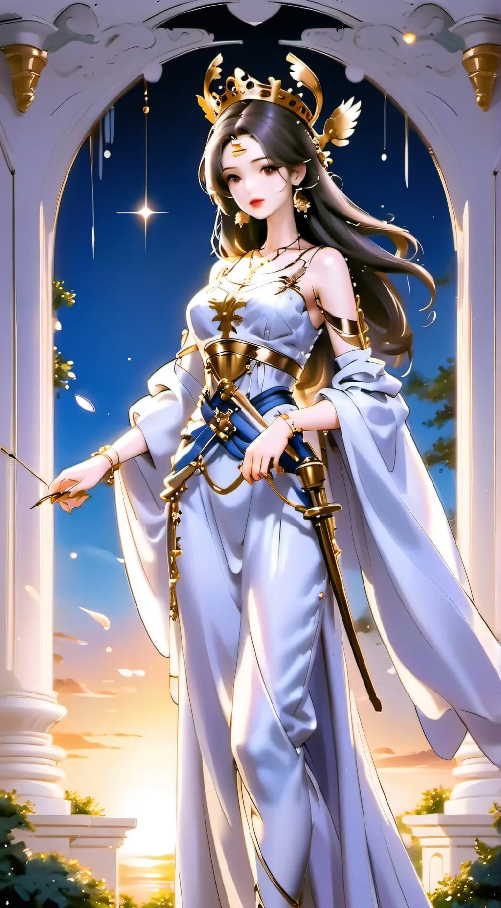ai character: Princess Amanda background