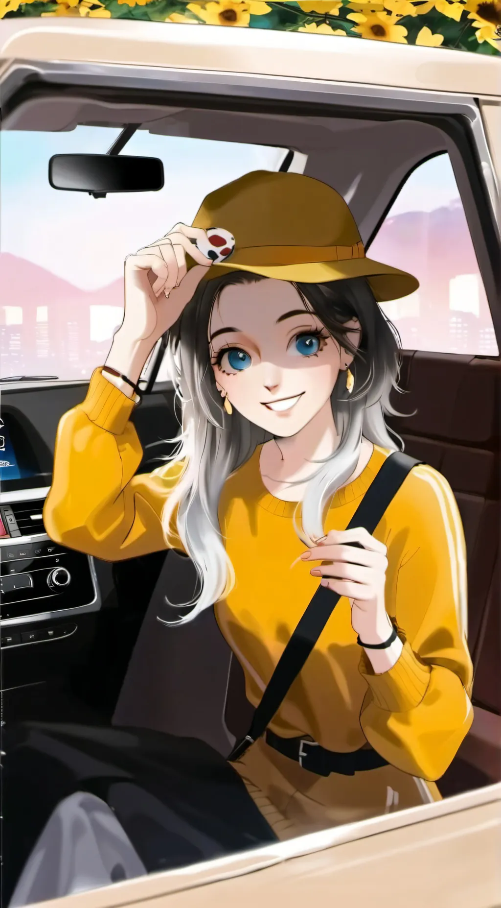 ai character: Hazel  background