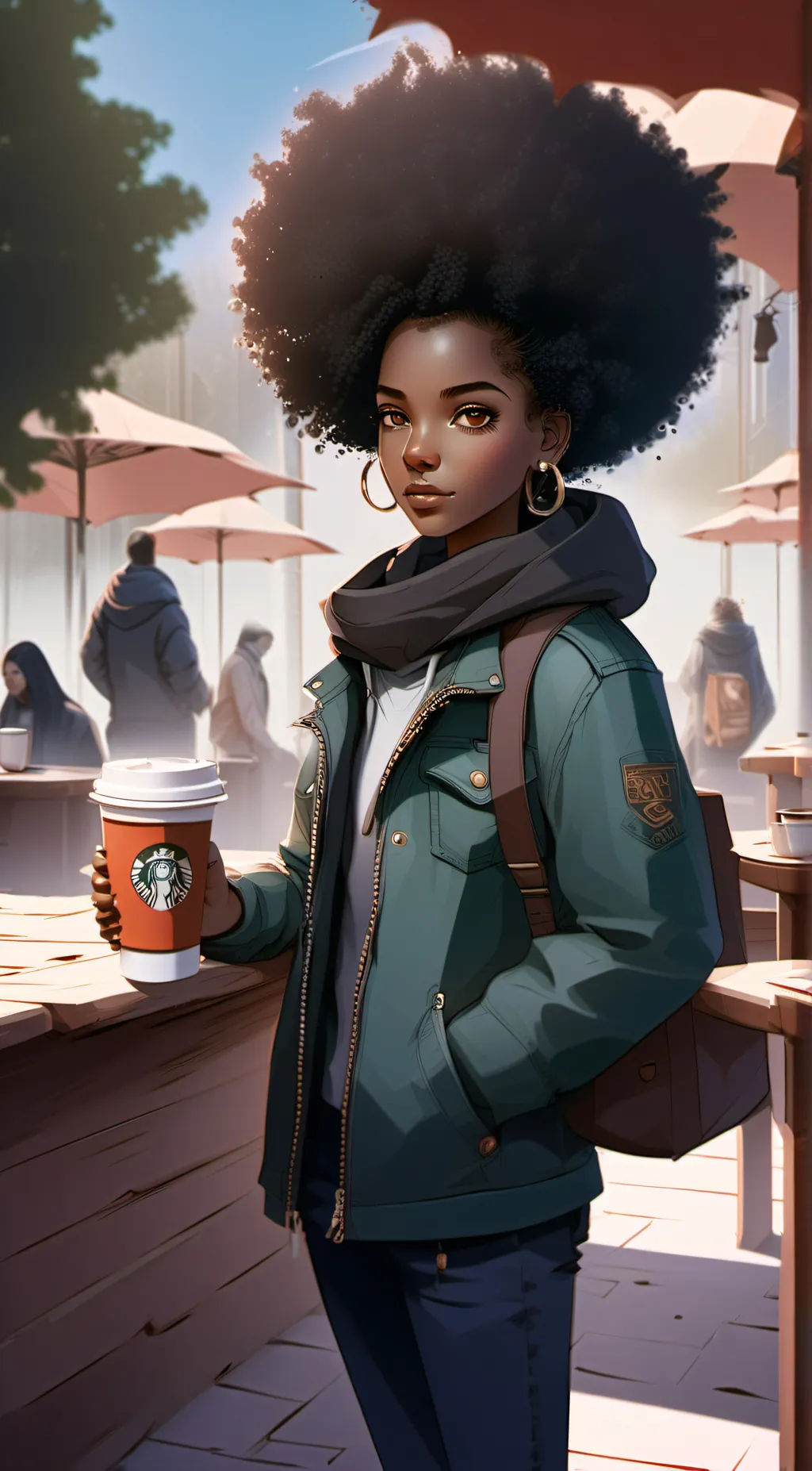 ai character: Astra  background