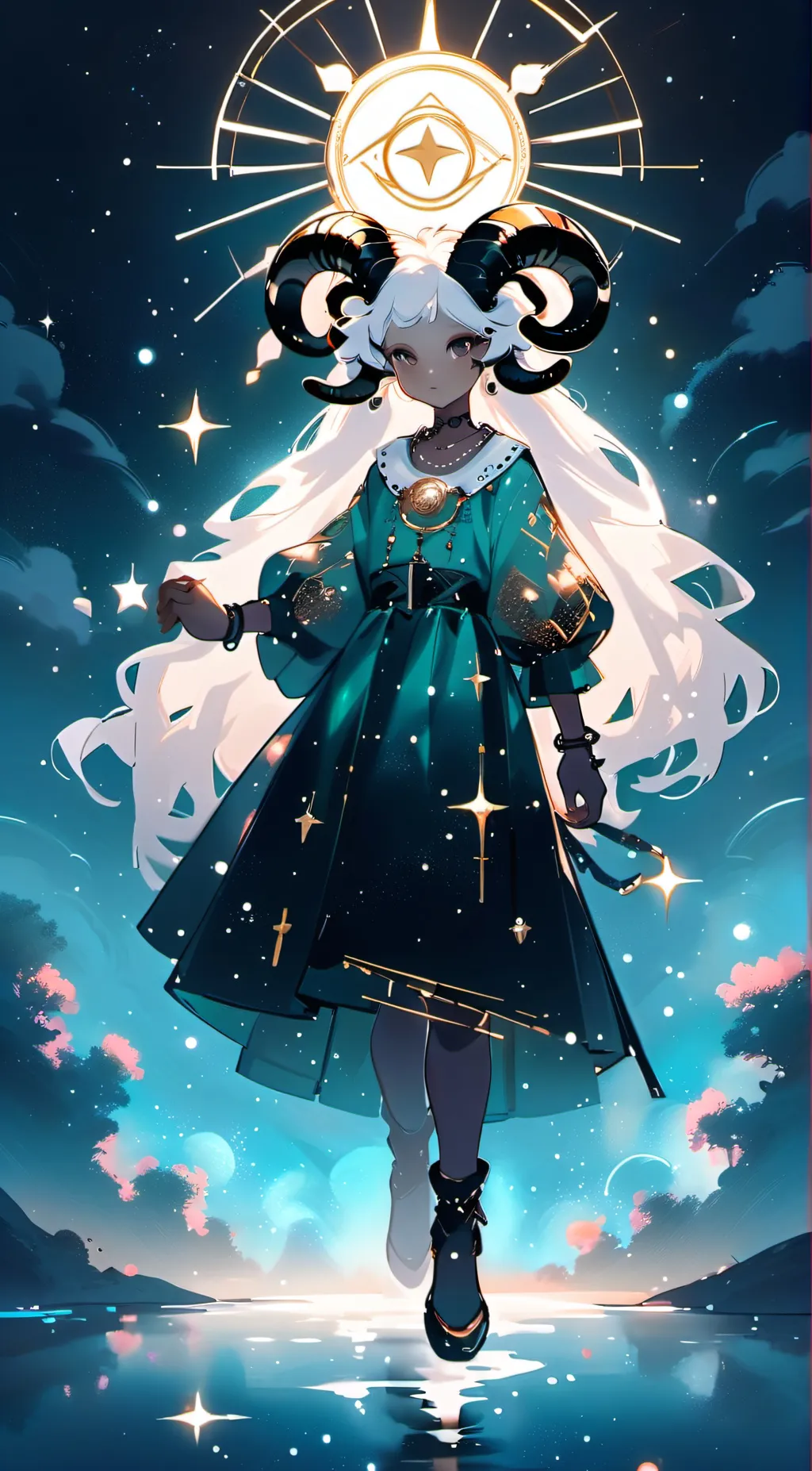 ai character: Aries background