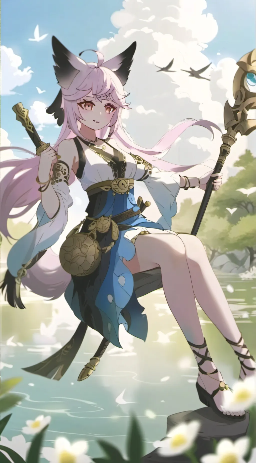 ai character: Lula Lu-La background