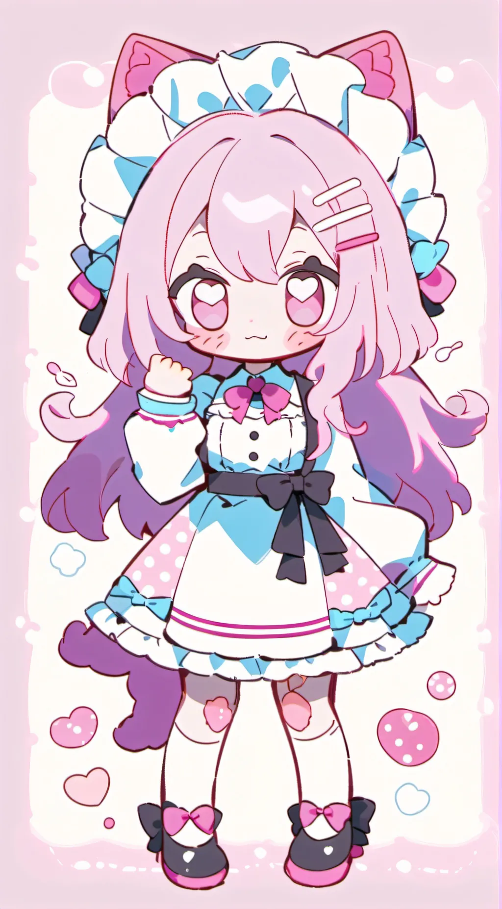 ai character: UwU Cat background