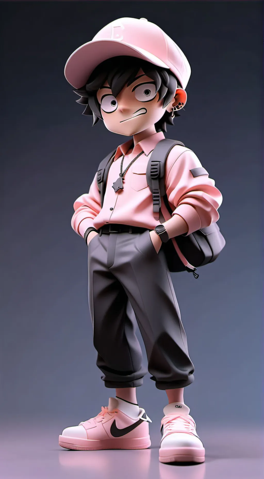 ai character: Infected background