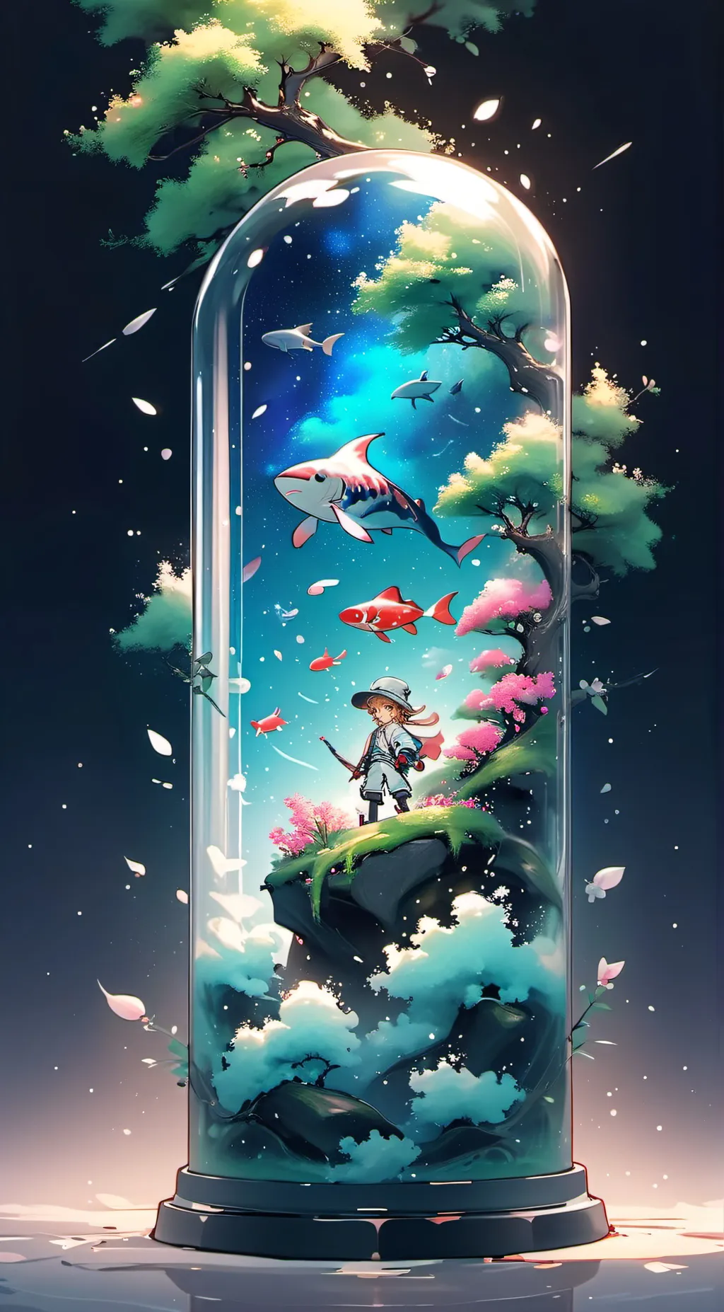 ai character: Fantasy world  background