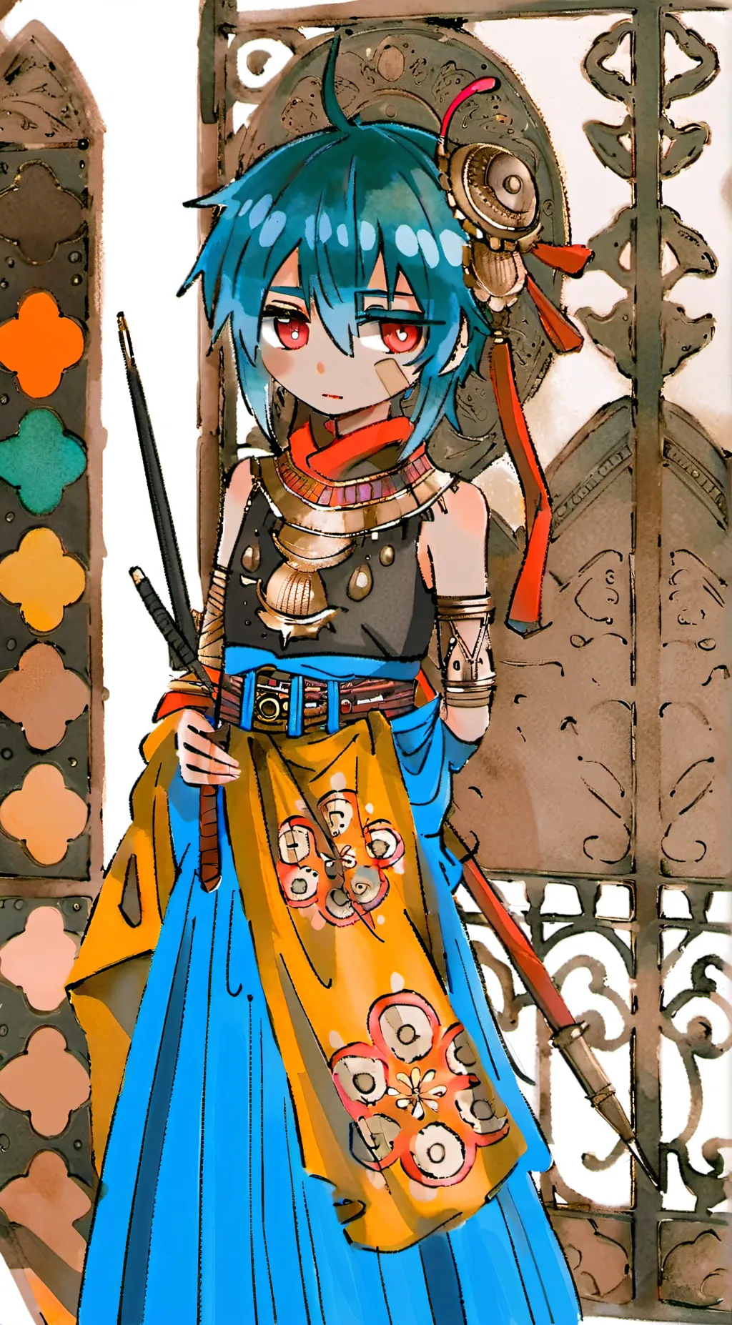 ai character: Prom date  background