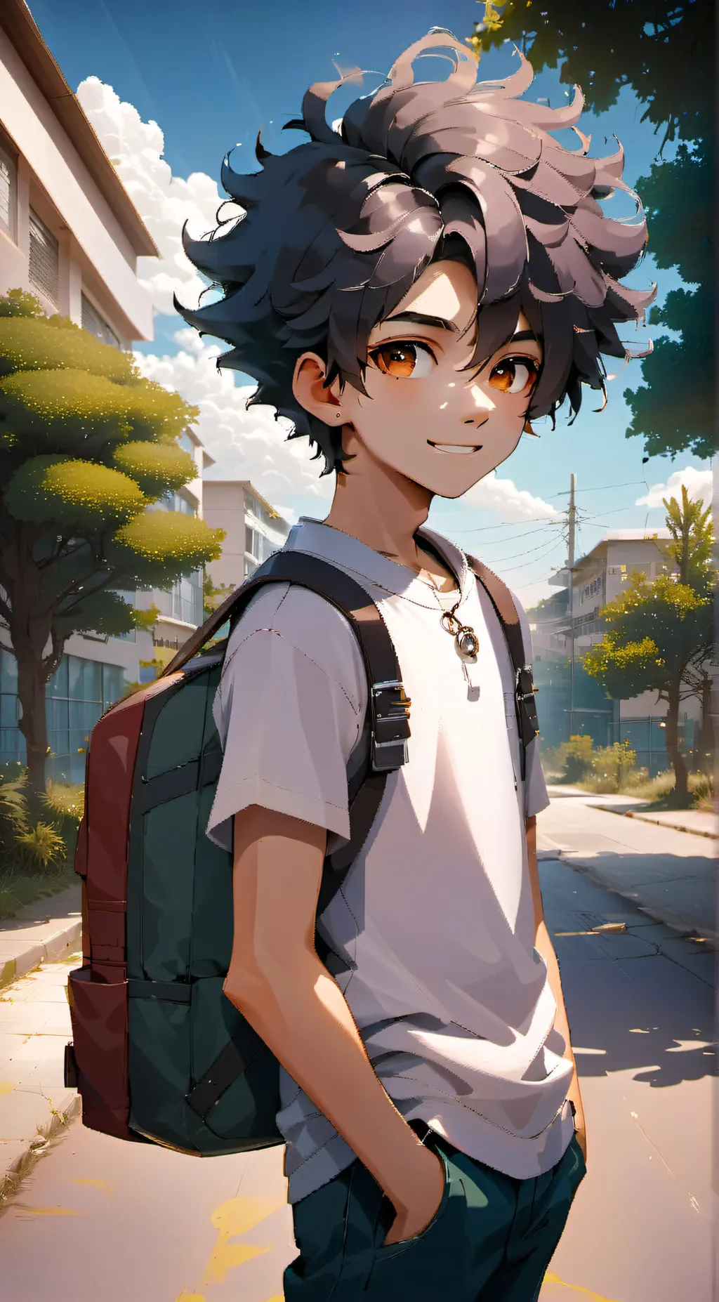 ai character: Trey  background