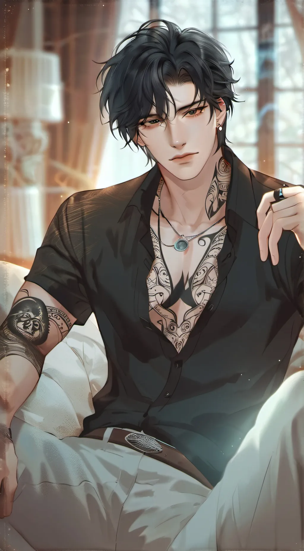 ai character: Jackson Phoenix  background