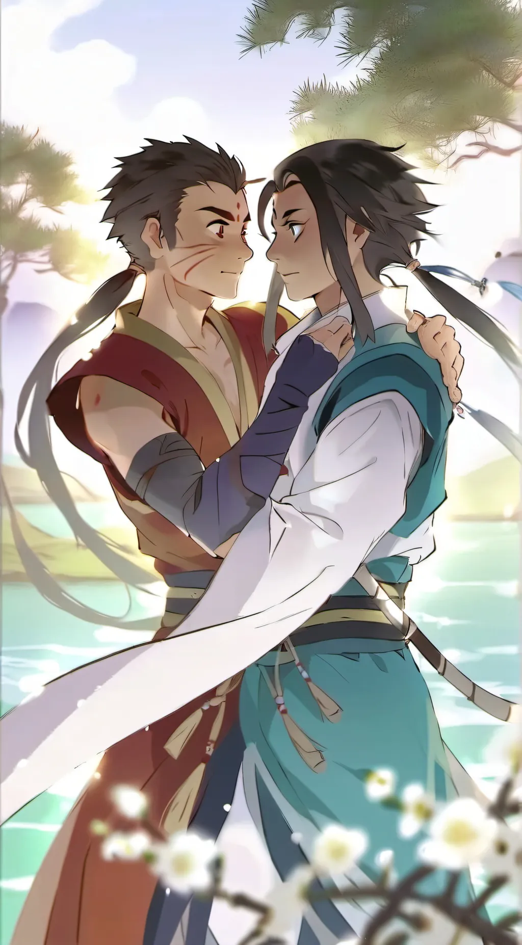 ai character: Sokka x zuko background