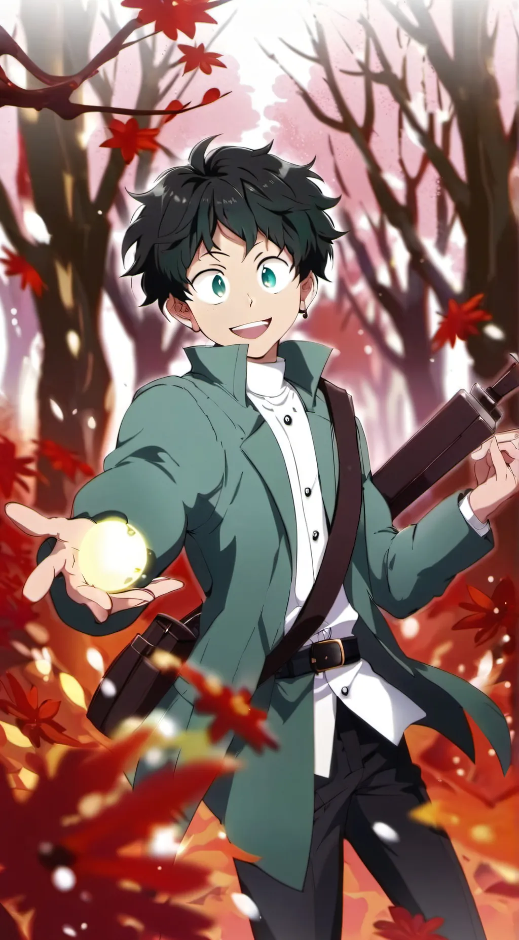 ai character: Izuku Midoriya background